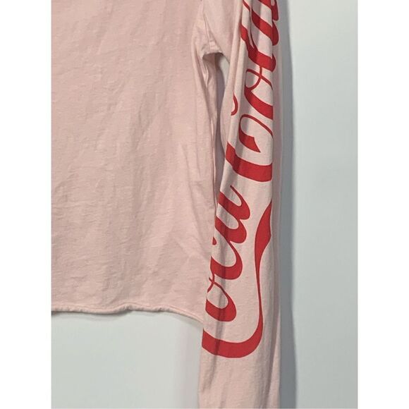 PacSun enjoy Coca-Cola cropped long sleeve T-shirt size medium ￼ - Picture 7 of 7